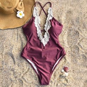 Crochet Deep V One Piece